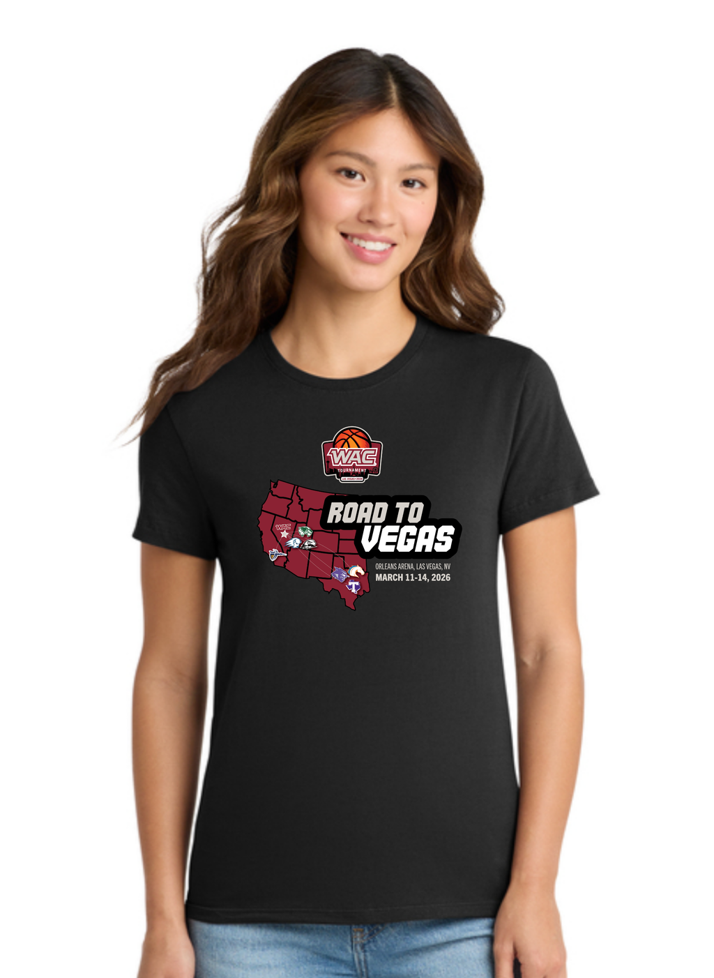Men's and Women's Basketball Road to Vegas T-Shirt