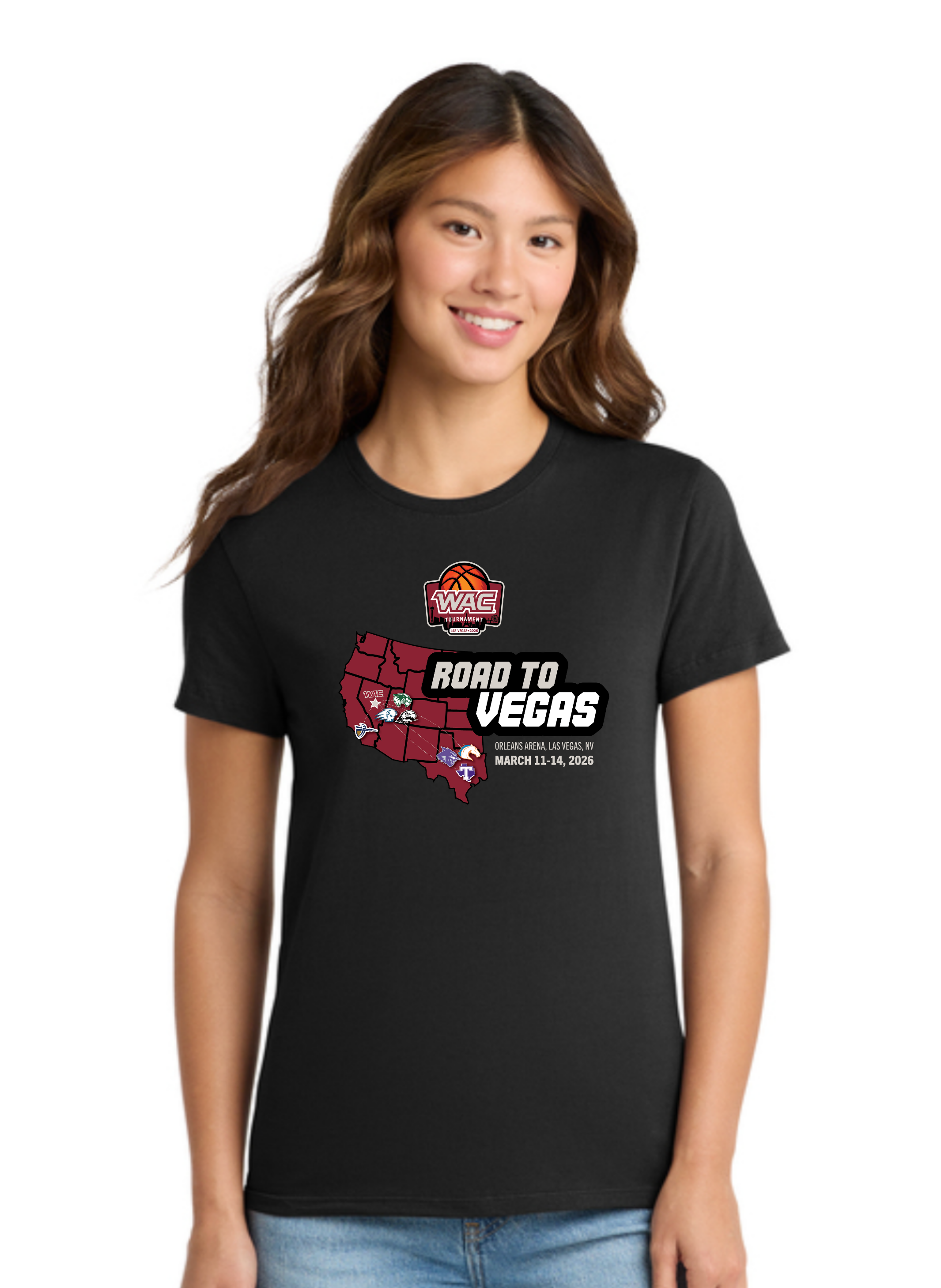 Men's and Women's Basketball Road to Vegas T-Shirt