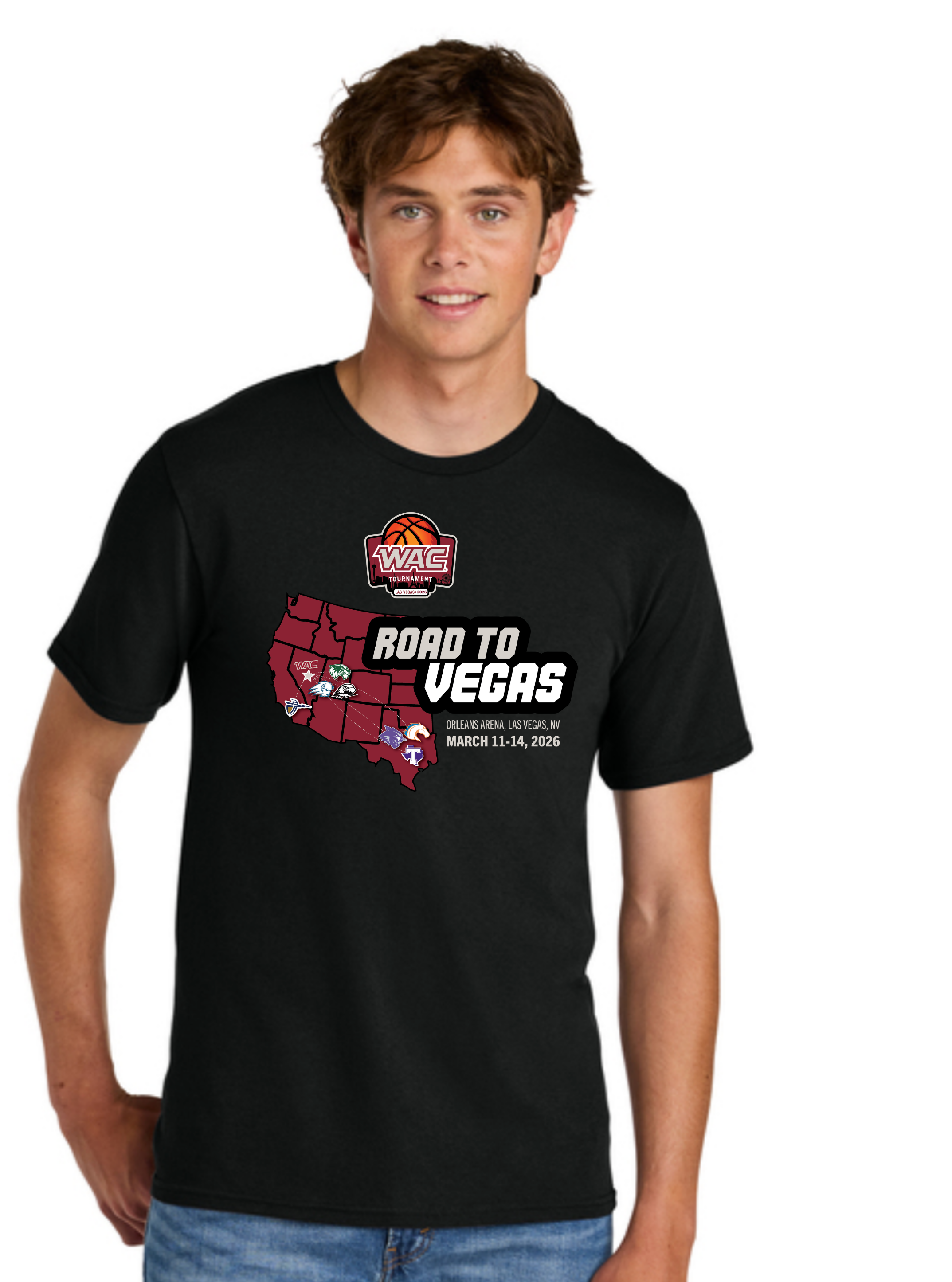 Men's and Women's Basketball Road to Vegas T-Shirt