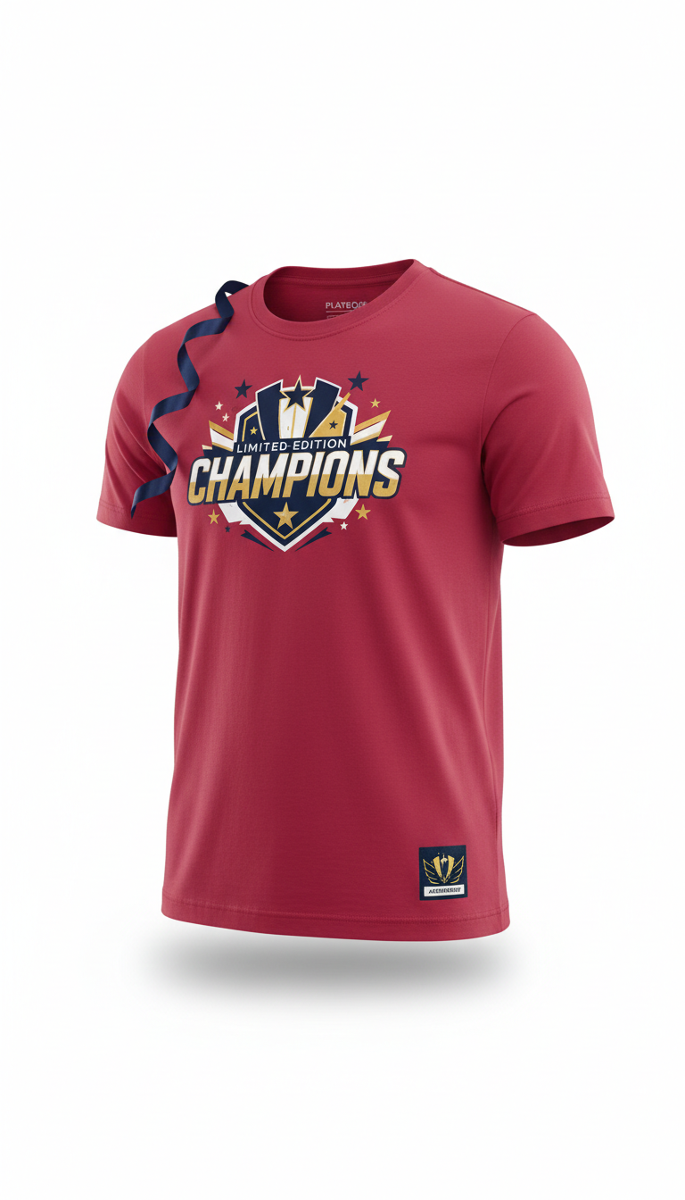Victory Crimson Tee With Limited-Edition Print